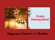 6, 7 e 8 dicembre scuola chiusa per Ponte Immacolata